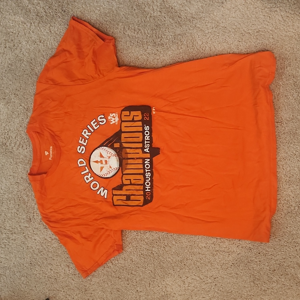 Orange Astros Championship Shirt